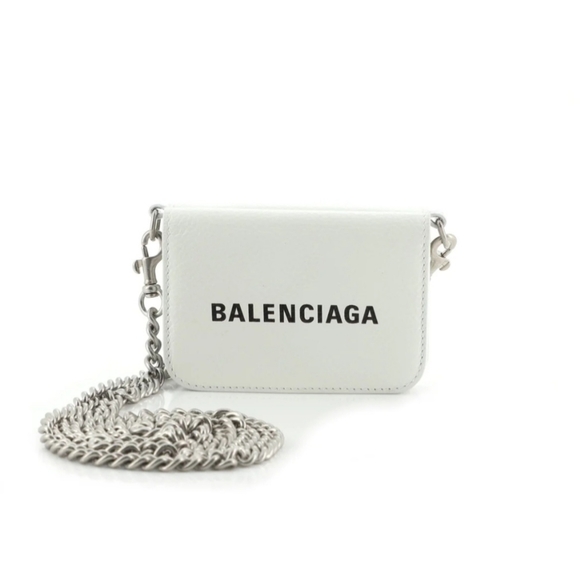 Balenciaga Everyday Wallet W/Chain Leather Mini - Picture 3 of 8